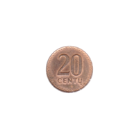 Preview 20 centas, 1991 reverse