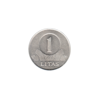 Preview 1 Litas, 1999 reverse