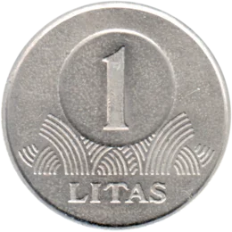 Preview 1 Litas, 1999 reverse