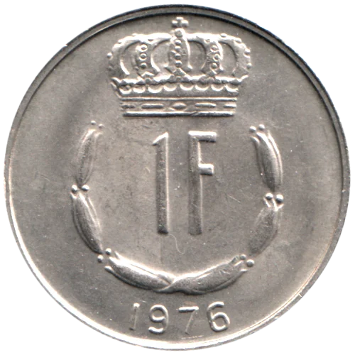 1 Franc, 1976 Reverse