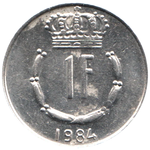 1 Franc, 1984 Reverse