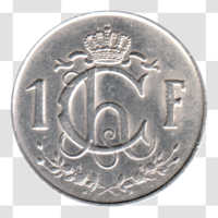 Preview 1 Franc, 1964 obverse