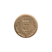 Preview 5 Francs, 1987 reverse