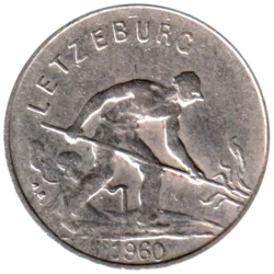 Preview 1 Franc, 1960 obverse