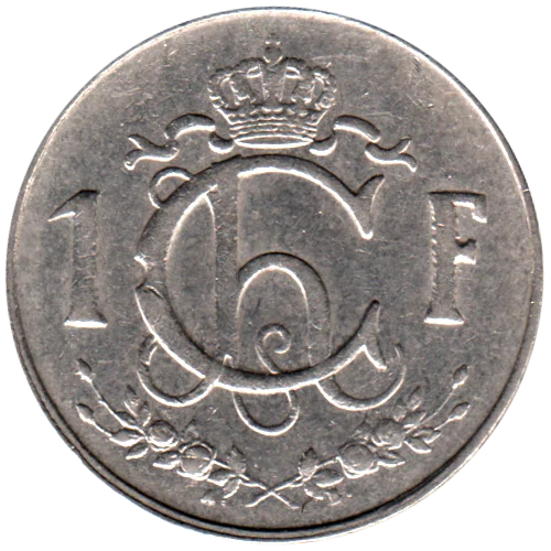1 Franc, 1960 Reverse