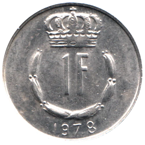 1 Franc, 1978 Reverse