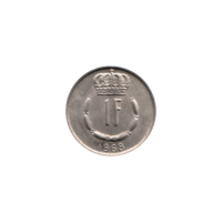 Preview 1 Franc, 1968 reverse
