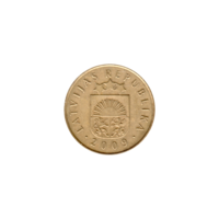 Preview 20 santimi, 2009 obverse