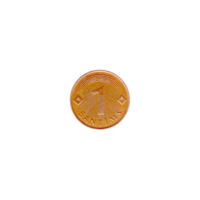 Preview 1 santims, 1997 reverse