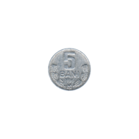 Preview 5 bani, 1996 reverse