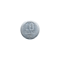 Preview 10 bani, 1997 reverse