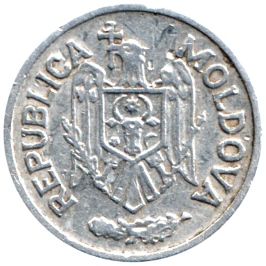 5 bani, 1993 Obverse