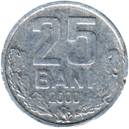 25 bani, 2000 Reverse