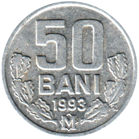 50 bani, 1993 Reverse