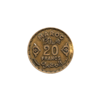 Preview 20 Francs, 1371 (1952) reverse