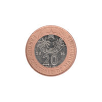 Preview 20 Ouguiya, ١٤٣٥ (2014) reverse