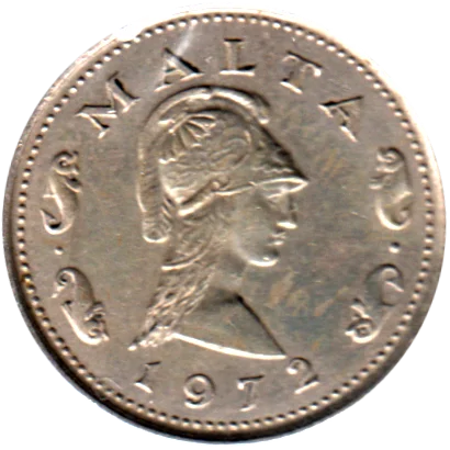 2 cents, 1972 Obverse