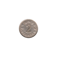 Preview 2 cents, 1972 reverse