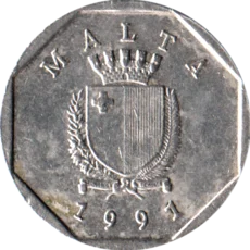 Preview 5 cents, 1991 obverse