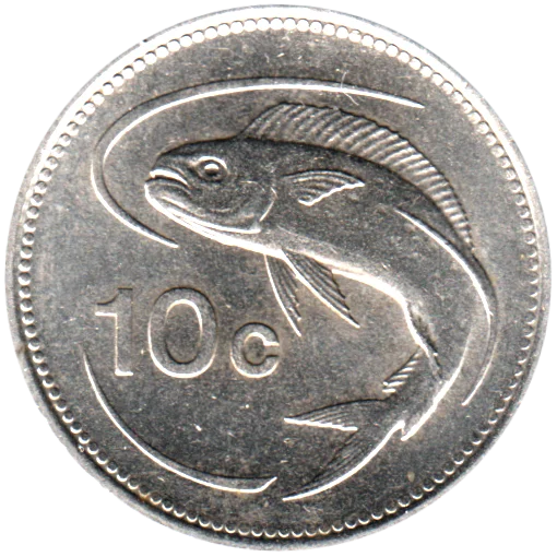 10 cents, 1986 Reverse