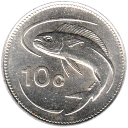 Preview 10 cents, 1986 reverse