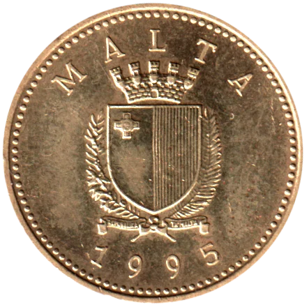 1 cent, 1995 Obverse