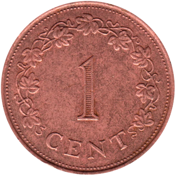 1 cent, 1975 Reverse