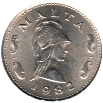 2 cents, 1982 Obverse