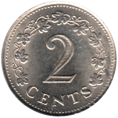 2 cents, 1982 Reverse