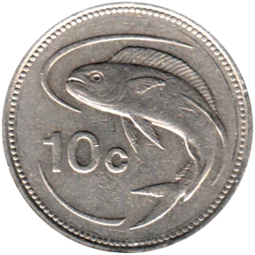 Preview 10 cents, 1991 reverse