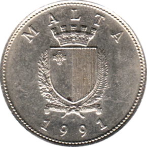 Preview 25 cents, 1991 obverse
