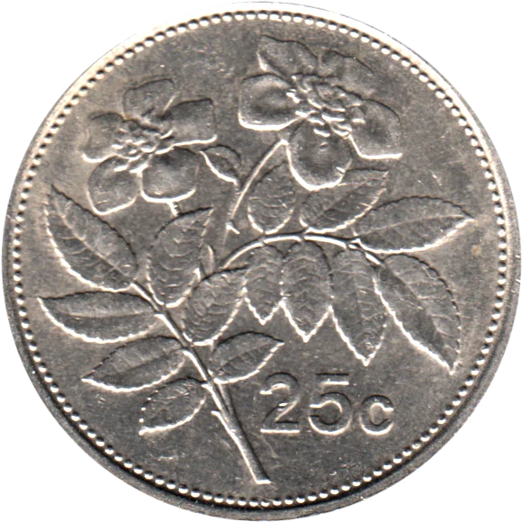 25 cents, 1991 Reverse