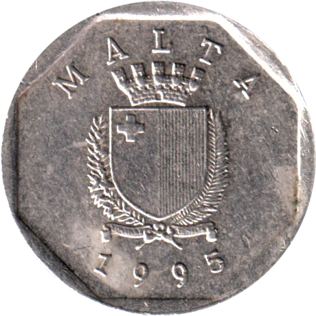 5 cents, 1995 Obverse