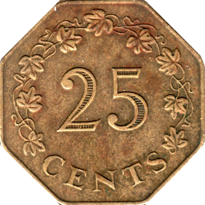 25 cents, 1975 Reverse