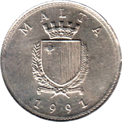 2 cents, 1991 Obverse