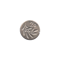 Preview 2 cents, 1991 reverse