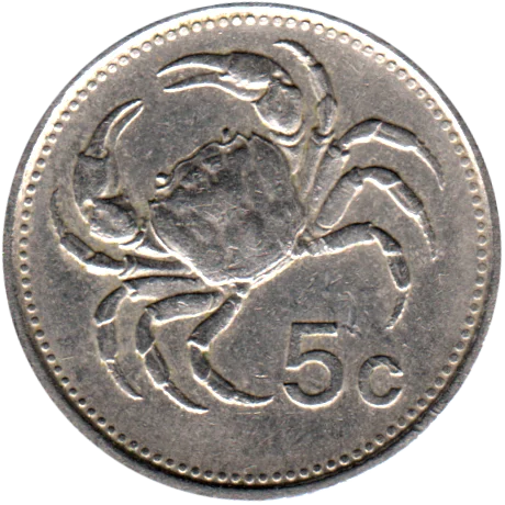 5 cents, 1986 Reverse
