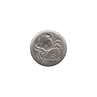 Preview 5 cents, 1986 reverse