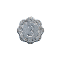 Preview 3 mils, 1972 reverse