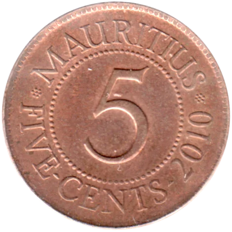5 сents, 2010 Reverse