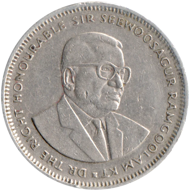 1 Rupee, 1987 Obverse