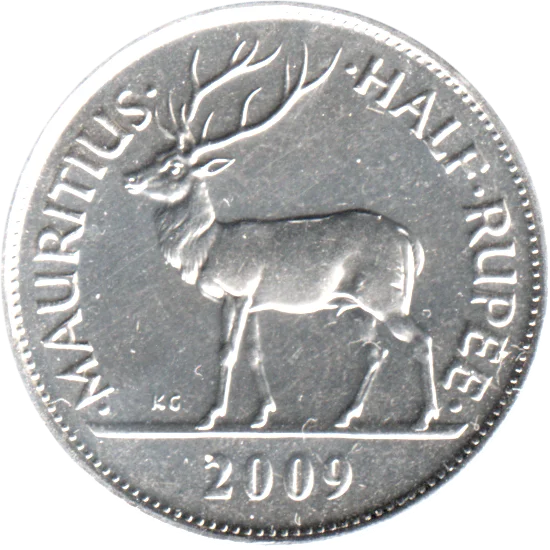 ½ Rupee, 2009 Reverse