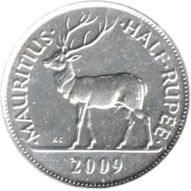 Preview ½ Rupee, 2009 reverse