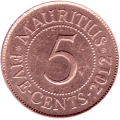 Preview 5 сents, 2012 reverse