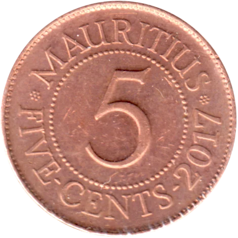 5 сents, 2017 Reverse