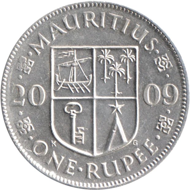 1 Rupee, 2009 Reverse