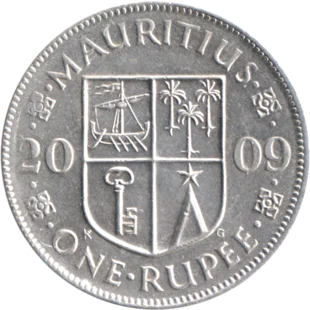 Preview 1 Rupee, 2009 reverse