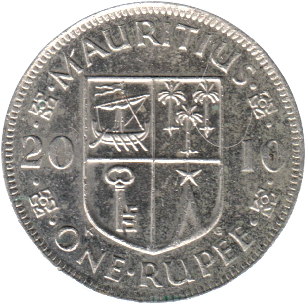 1 Rupee, 2010 Reverse