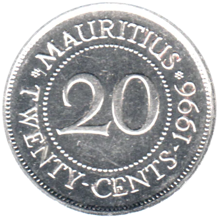 20 сents, 1996 Reverse