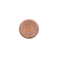 Preview 1 сent, 1975 reverse